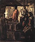 Louis Le Nain Canvas Paintings - Blacksmith at His Forge
